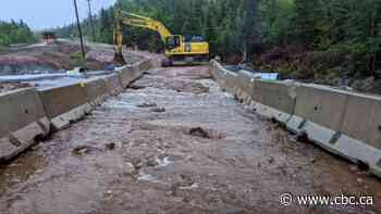 Heavy rain causes Cabot Trail washout near Ingonish - CBC.ca