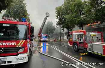 FW-M: Brand im Prinzregentenstadion (Bogenhausen)