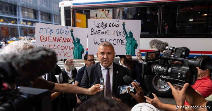 A Migrant Wave Tests N.Y.C.’s Identity as a Sanctuary - The New York Times