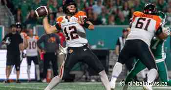 B.C. Lions extend win streak with 28-10 victory over Roughriders