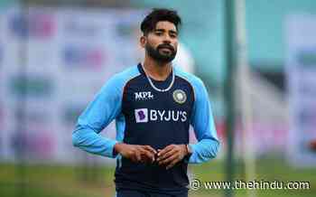 Mohammed Siraj to play Warwickshire's last three County games - The Hindu