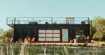 Luxury shipping container-based house boasts rooftop deck with hot tub - New Atlas