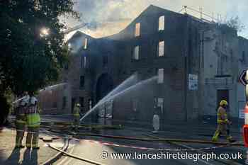Blackburn Road to remain closed after derelict mill fire