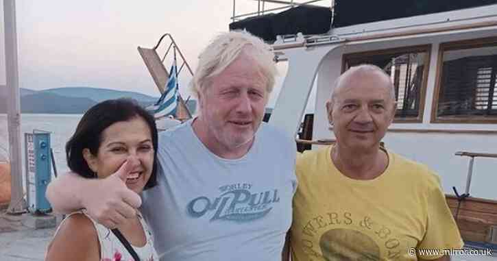 Boris Johnson looks stubbly and dishevelled in snaps on second holiday in Greece - The Mirror