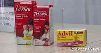 Kingston, Ont. experiencing children’s Tylenol shortages in parts of the city - Global News