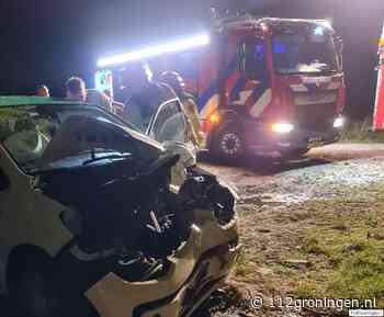 Automobilist raakt van de weg en botst tegen boom bij Mensingeweer - 112 Groningen