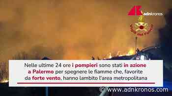 Incendi, Sicilia flagellata: fiamme anche vicino all'autostrada Palermo-Catania - Adnkronos