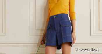 Mode-Trend 2022: Etwas länger, dunkelblau und aus Jeans – so sieht die Shorts des Sommers aus! - ELLE