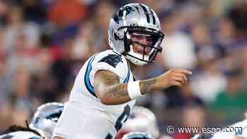 Panthers QB Corral (foot) likely out for season