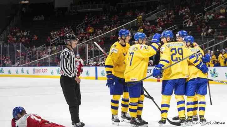 Sweden takes bronze at world junior hockey championship with 3-1 win over Czechia