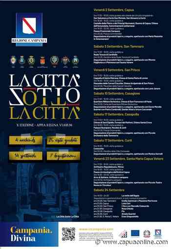 Capua. Il 2 settembre inizierà la decima edizione dell'evento "La Città sotto la Città" - Capuaonline.com