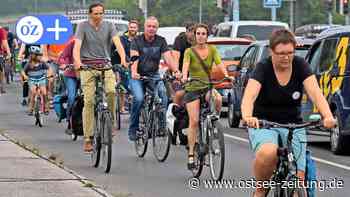 Demo durch Stralsund: Radler machen auf gefährliche Stellen aufmerksam - Ostsee Zeitung