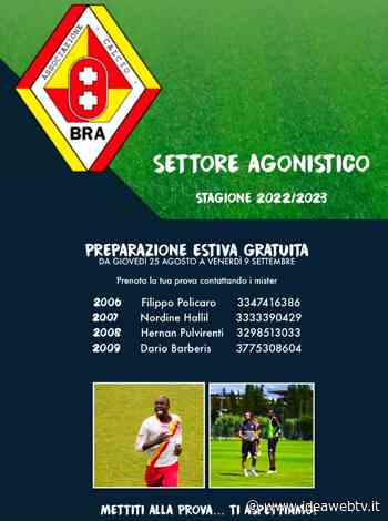 Bra calcio: preparazione estiva gratuita per le annate agonistiche giovanili - IdeaWebTv