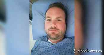 Man hospitalized after falling two-stories when balcony collapses