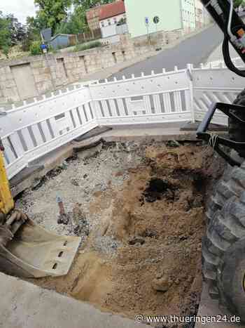 Apolda: Auf einmal ging's bergab! Mysteriöses Loch beschäftigt die Stadt - Thüringen24