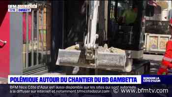 Nice: polémique autour du chantier du boulevard Gambetta - BFMTV