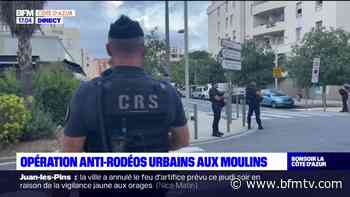 Nice: une opérations anti-rodéos urbains aux Moulins - BFMTV