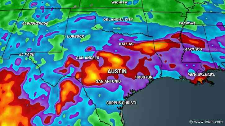 Wettest week in months: Timing, rainfall amounts for Central Texas