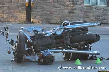 Motorcyclist airlifted after crash with vehicle on Colborne St. - OrilliaMatters