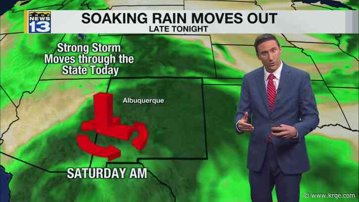Clearing skies west, showers continue east