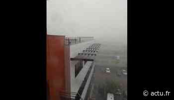 VIDEOS. Un super orage touche Lyon : le déluge est arrivé avec pluie et grêle - actu.fr