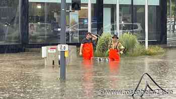 DWD warnt vor Hochwasser/Unwetter im Landkreis Rosenheim, Traunstein, Mühldorf, Altötting und Berchtesgaden... - rosenheim24.de