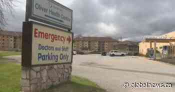 Emergency department at hospital in Oliver, B.C. to undergo overnight closure - Global News