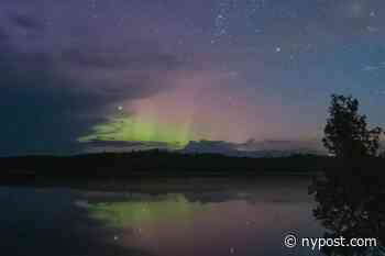 Lightning and aurora illuminate Minnesota sky above Lake Superior: video - New York Post