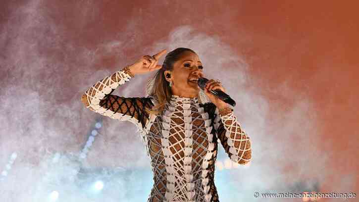Helene Fischer gibt Mega-Konzert: Partystimmung im Regen