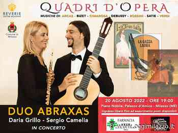 Concerto a Palazzo D'Amico, "Quadri d'opera" per il Duo Abraxa - Oggi Milazzo - OggiMilazzo.it