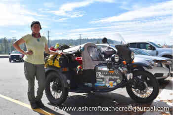 Ontario nuclear operator travelling on motorcycle across Canada with canine friend - Ashcroft Cache Creek Journal