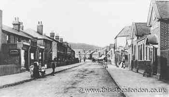 The road in Loughton were little has changed in 112 years