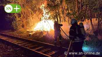 Rinteln: Brand auf Gelände der Rinteln-Stadthagener Eisenbahn - Schaumburger Nachrichten