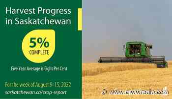 Five per cent of Saskatchewan crop is in the bin - CJWW