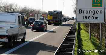 Ongeval op E40 richting Oostende in Drongen - Het Laatste Nieuws
