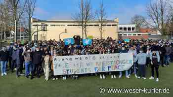 Schüler der IGS Lilienthal werben für den Frieden - WESER-KURIER