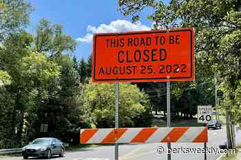 Gibraltar Road in Exeter Township expected to be closed 3-4 weeks - Berks Weekly