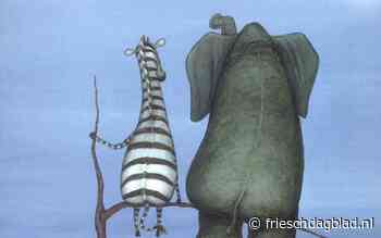 Auteur Stefan Boonen en illustrator Jan Van Lierde maakten een heel geslaagde prentenboek over een bijzondere vriendschap tussen olifant en zebra | Kinderboek - Friesch Dagblad