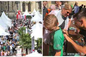 „Münster mittendrin 2022“: Stadtfest-Sonntag mit Musik und SCP-Spielern