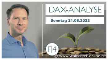 DAX-Wochenplan: DAX-Bruch des Aufwärtstrends wieder alles offen