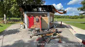 Kiosk im Wileypark fängt Feuer: 50.000 Euro Schaden