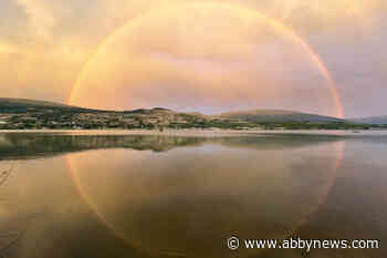 Stunning rainbow photo captured in Vernon, B.C.