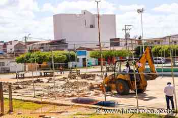 Prefeitura de Juazeiro avança cronograma de obras estruturantes e após requalificação, Parque Lagoa de Calu terá nova quadra de futsal e campo de areia - Prefeitura de Juazeiro (.gov)