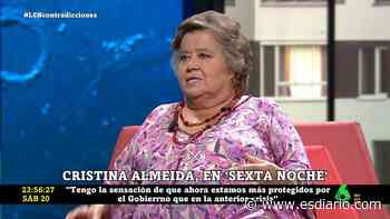 Cristina Almeida se deshace en elogios a Sánchez: "Le ha tocado de todo" - ESdiario - Información para decidir