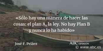 José F. Peláez: El Rubicón de Sánchez - ABC.es