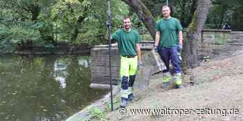 Großreinemachen am Stutenteich Waltrop: Mülleimer rausgeholt - Waltroper Zeitung