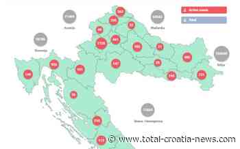Croatia's Coronavirus Update: 639 New Cases, 12 Deaths, 1005 Recoveries - Total Croatia News