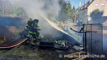 Dachau: Gartenhütte gerät in Brand - Süddeutsche Zeitung - SZ.de
