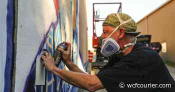 Bret Miller's larger-than-life mural honors late artist, arts advocate Steve Mager - WCF Courier