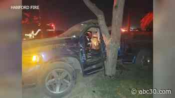 Man severely injured after rollover crash in Hanford